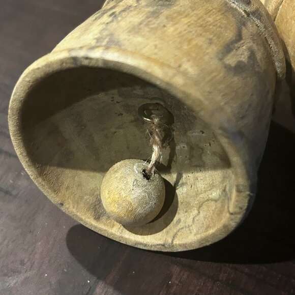 NWT 2 Pairs Set of 3 Handmade Rustic Harmony Vintage Cow Bells - Picture 4 of 13